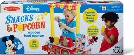Disney Snacks & Popcorn Wooden Food Counter