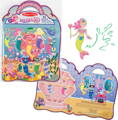 Puffy Sticker Play Set: Mermaid