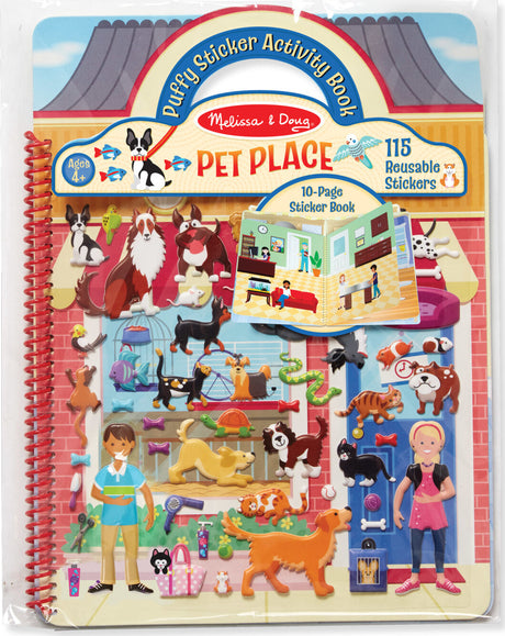 Puffy Sticker Activity Book - Pet Place