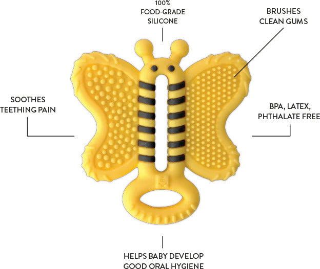 Bee Brush - Baby Teether Brush