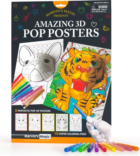 Marvin's Amazing 3D Pop Posters