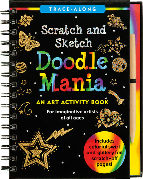 Scratch & Sketch Doodle Mania (Trace-Along): An Art Activity Book