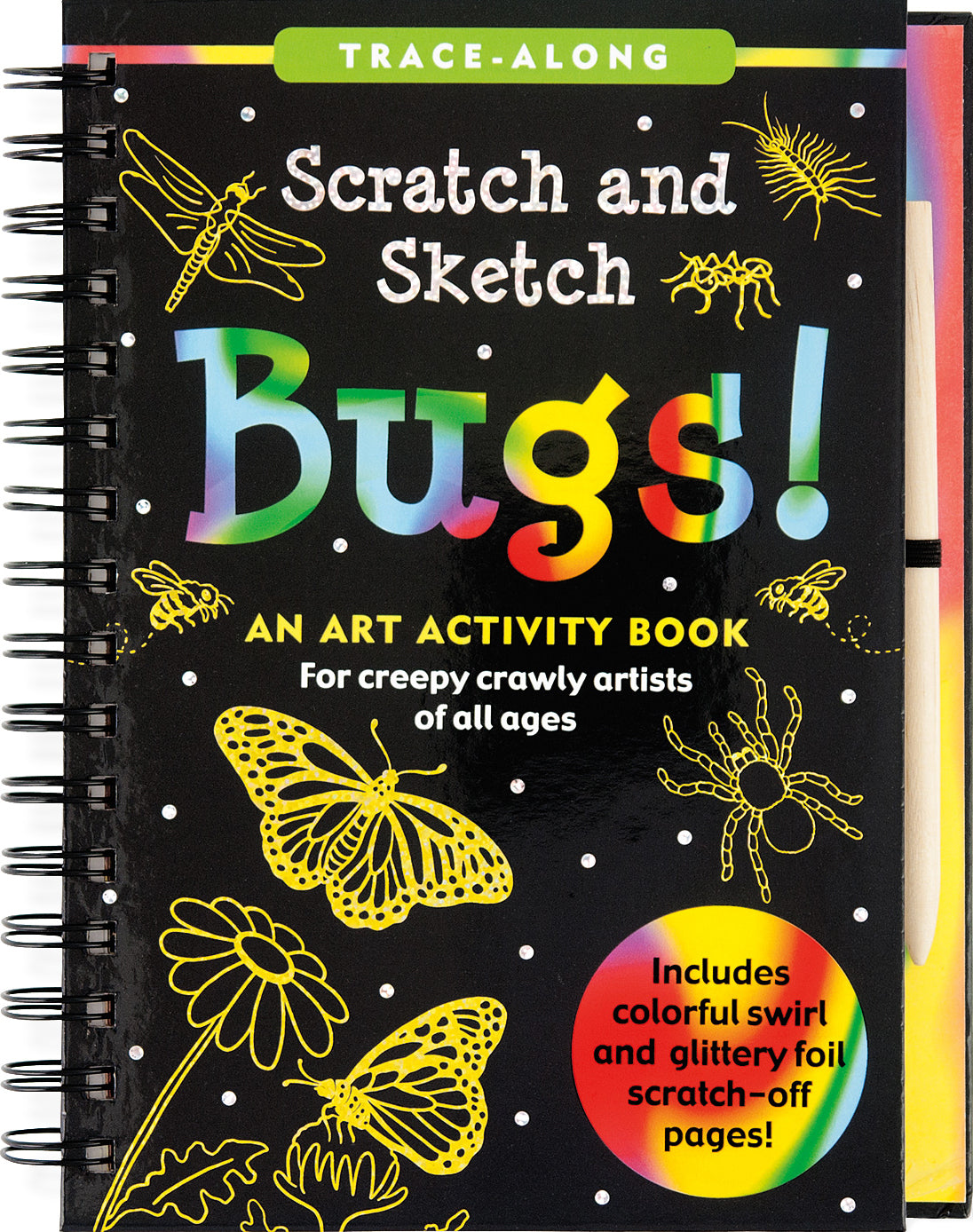 Scratch & Sketch Bugs (Trace-Along): An Art Activity Book