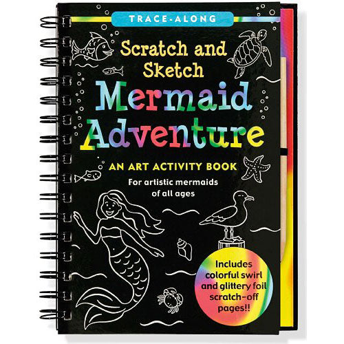 Scratch & Sketch Mermaid Adventure (Trace-Along): An Art Activity Book