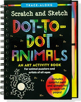 Dot-to-Dot Animals Scratch & Sketch (Trace-Along)
