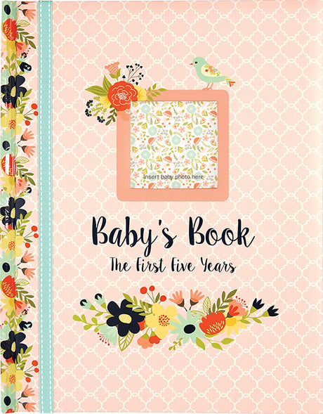 Baby'S Book: The First Five Years Floral