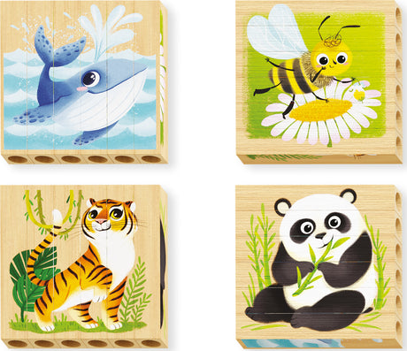 PlayBIO Four Puzzle: Endangered Animals