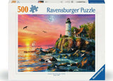 Lighthouse at Sunset (500 Piece Puzzle)