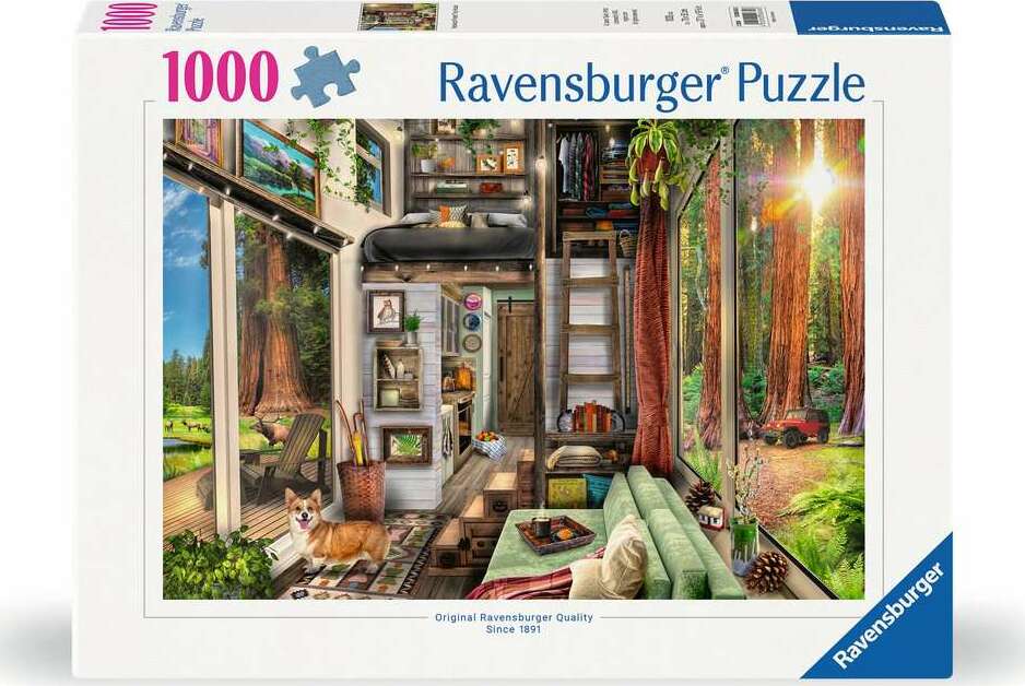 Redwood Forest Tiny House (1000 Piece Puzzle)