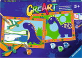 CreArt Jr: Paint-By-Number -  Land of the Dinosaurs (2 images)