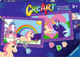 CreArt Jr: Paint-By-Number - Magical Unicorns (2 images)