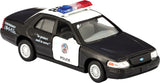 Diecast Police car w Pull-Back action