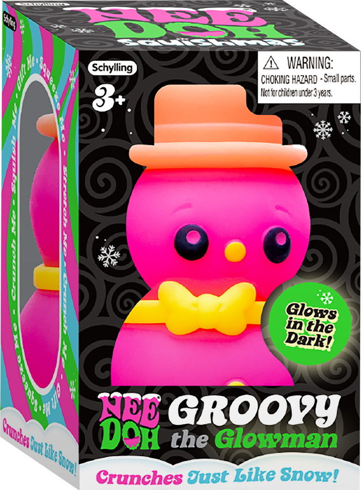 NeeDoh Groovy Glowman (Snow Ball Crunch) - assorted colors