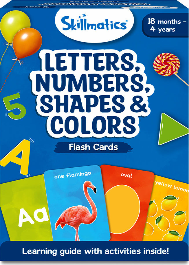Flash Cards - Letters, Numbers, Shapes & Colors