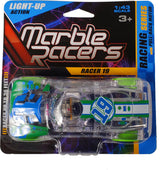 Pull-Back Marble Racer - Green Racer 19