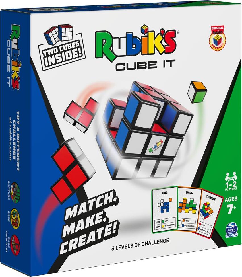 Rubik's Cube It, 2-Player 3D Puzzle Sequence Board Game