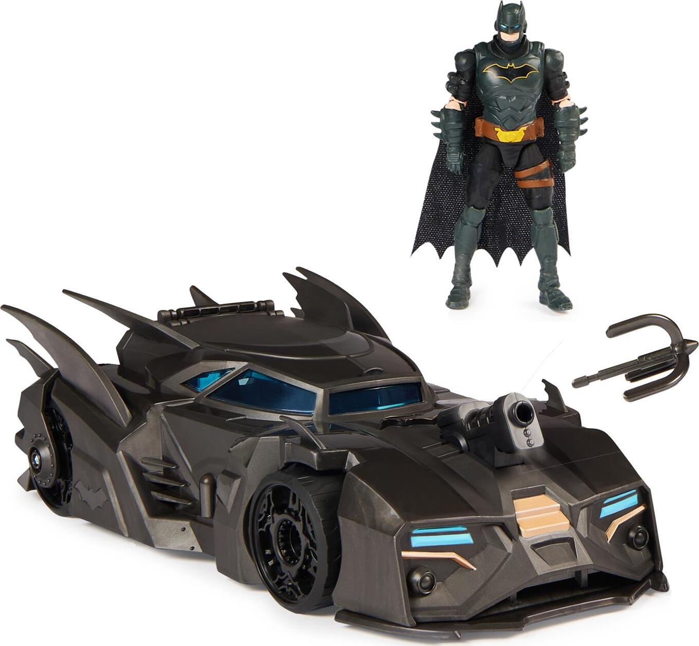 DC Comics, Crusader Batmobile Playset with Exclusive 4-Inch Batman