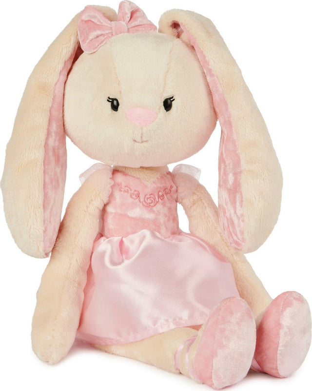 Curtsy The Ballerina Bunny Take-Along Friend - 15 In