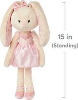 Curtsy The Ballerina Bunny Take-Along Friend - 15 In