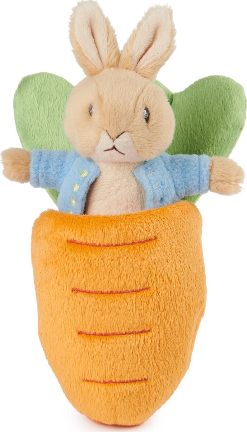 Peter Rabbit with Carrot Plush, 7-Inch