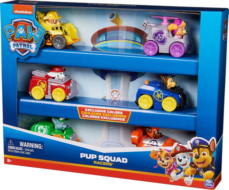 Paw Patrol: Pup Squad Racers, 6-Piece Vehicle Gift Set