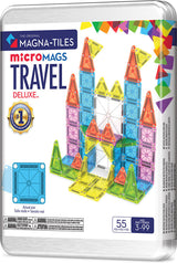 Magna-Tiles microMags Travel Deluxe 55 Piece Set