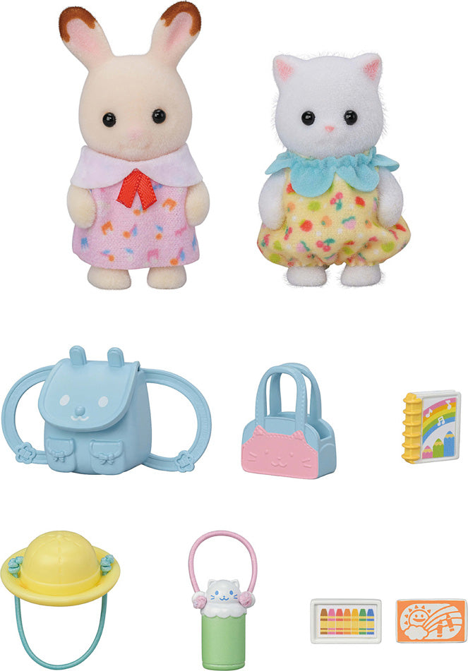 Calico Critters Nursery Friends Walk Along Duo