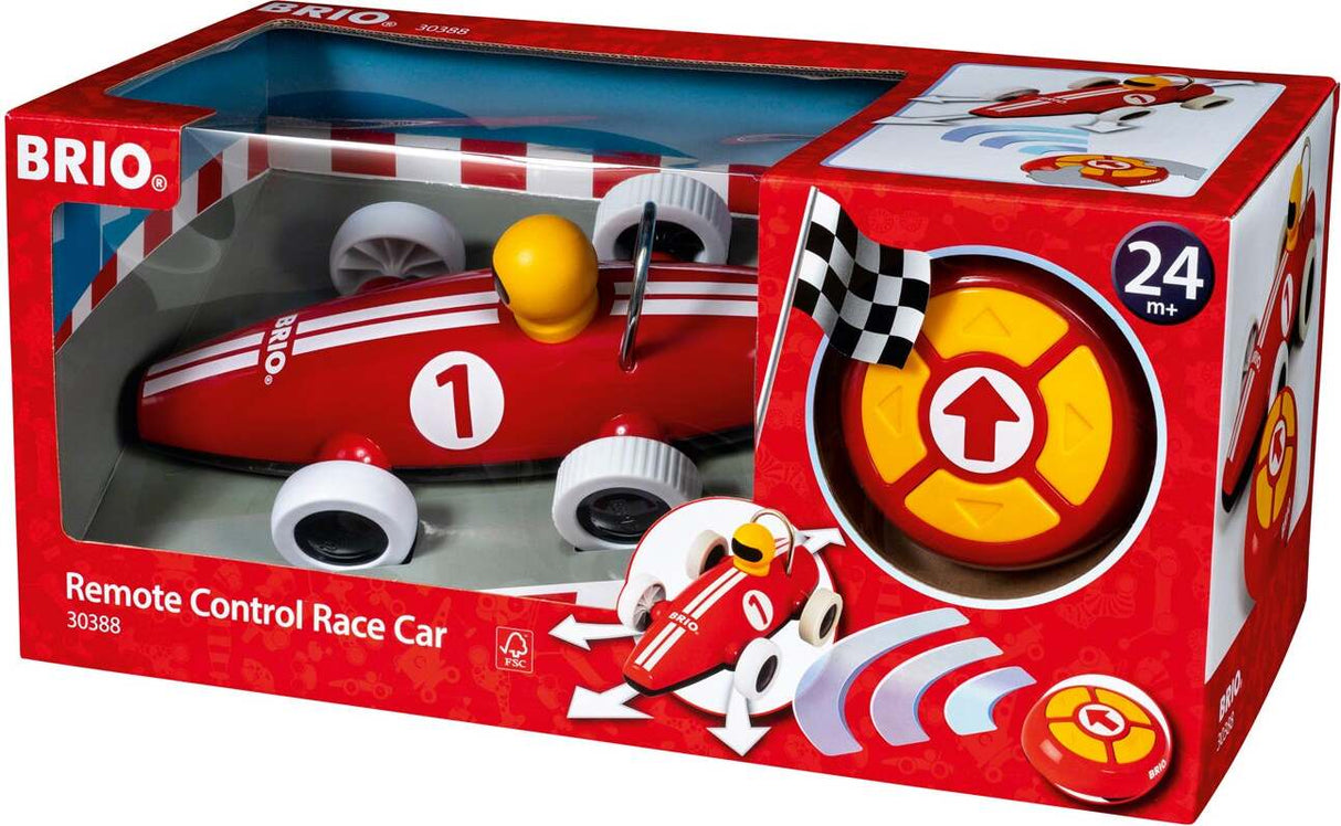 BRIO Remote Control Race Car Red