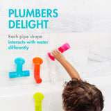 Boon Pipes & Tubes & Cogs Building Bath Toy Bundle