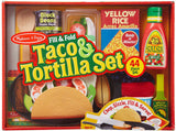 Melissa & Doug Fill & Fold Taco & Tortilla Set