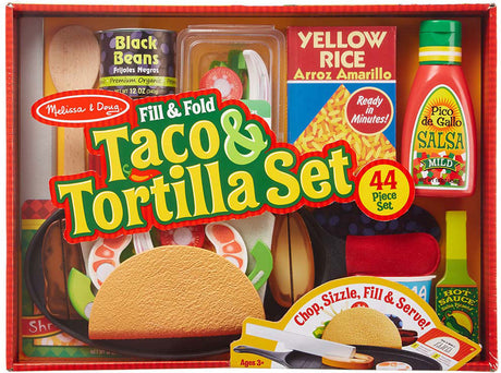 Melissa & Doug Fill & Fold Taco & Tortilla Set