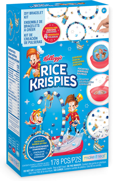 Cereal-sly Cute Kellogg's Rice Crispies DIY Bracelet Kit