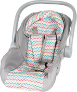 Adora Zig Zag Rainbow Doll Car Seat