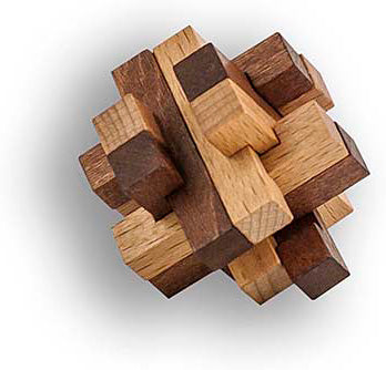 True Genius Wooden Brainteaser Puzzles: Curated Collection