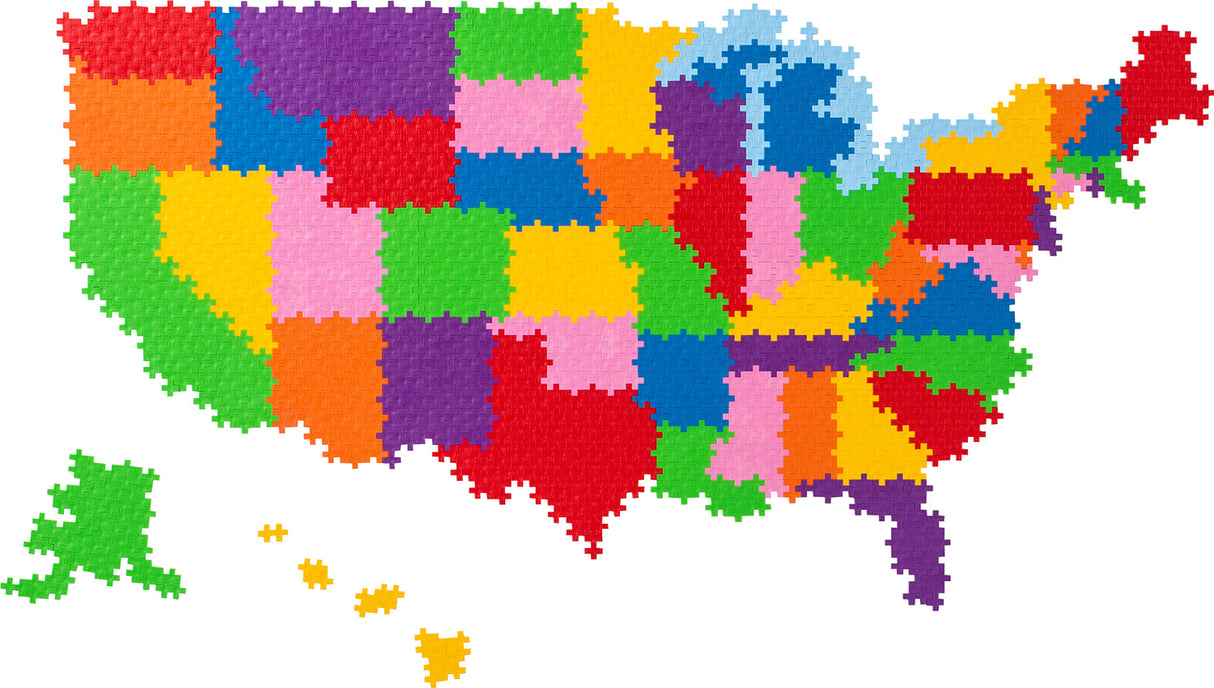 Puzzle by Number - Map of the United States