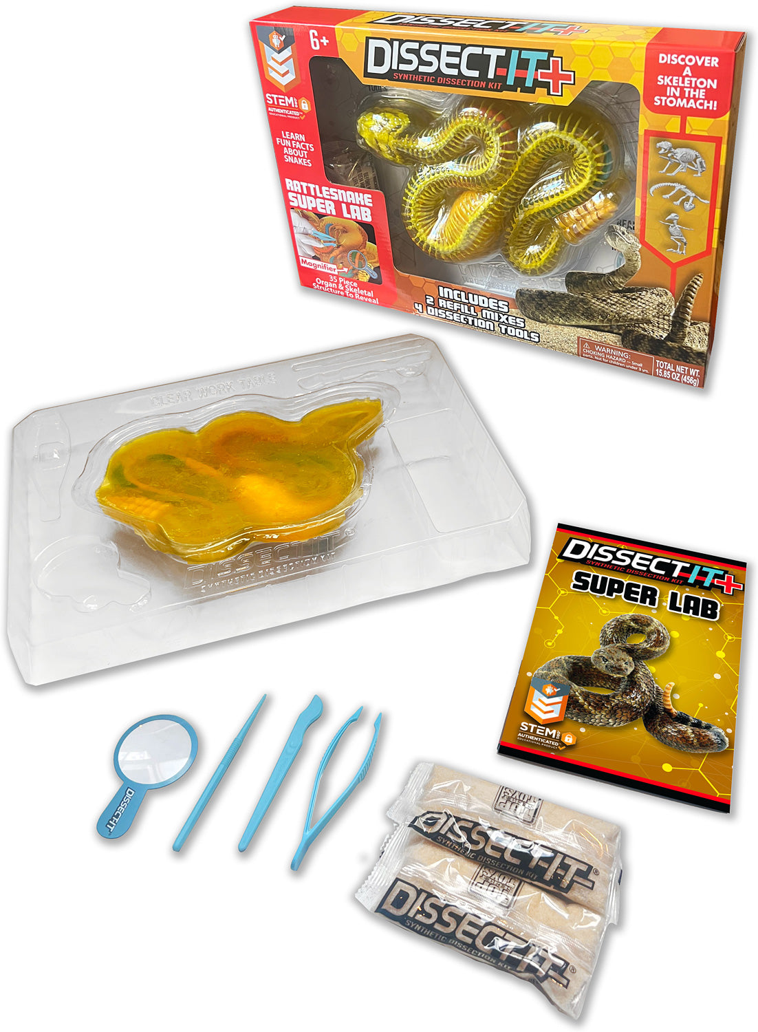 2個ずつ　ラディエンスリニュー、ラディエンス　スカルプドームシリコンセット Dissect-It+ Rattlesnake Super Lab Kit – G. Willikers