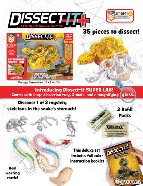 Dissect-It+ Rattlesnake Super Lab Kit