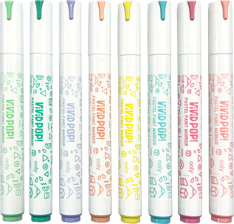 Vivid Pop! Water Based Paint Markers - Pastel