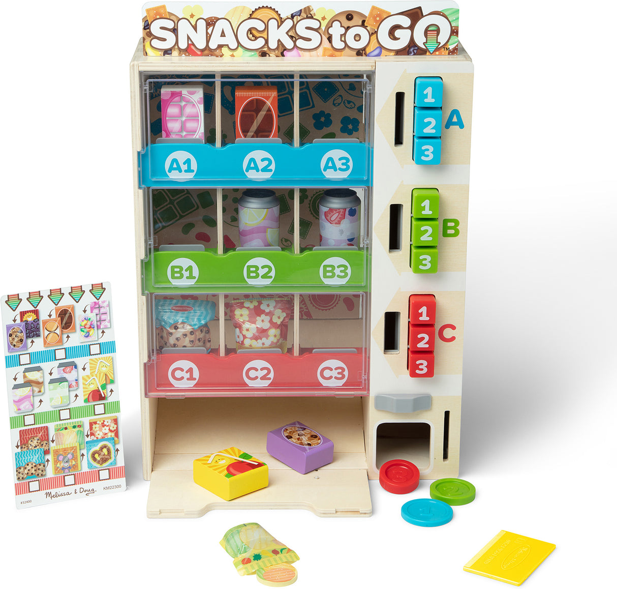 Sort, Stock, Select Vending Machine Play Set