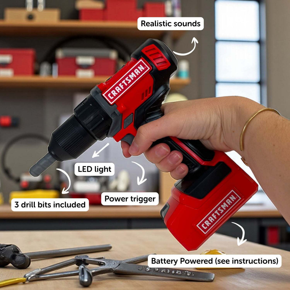 Craftsman Battery Powered Power Drill