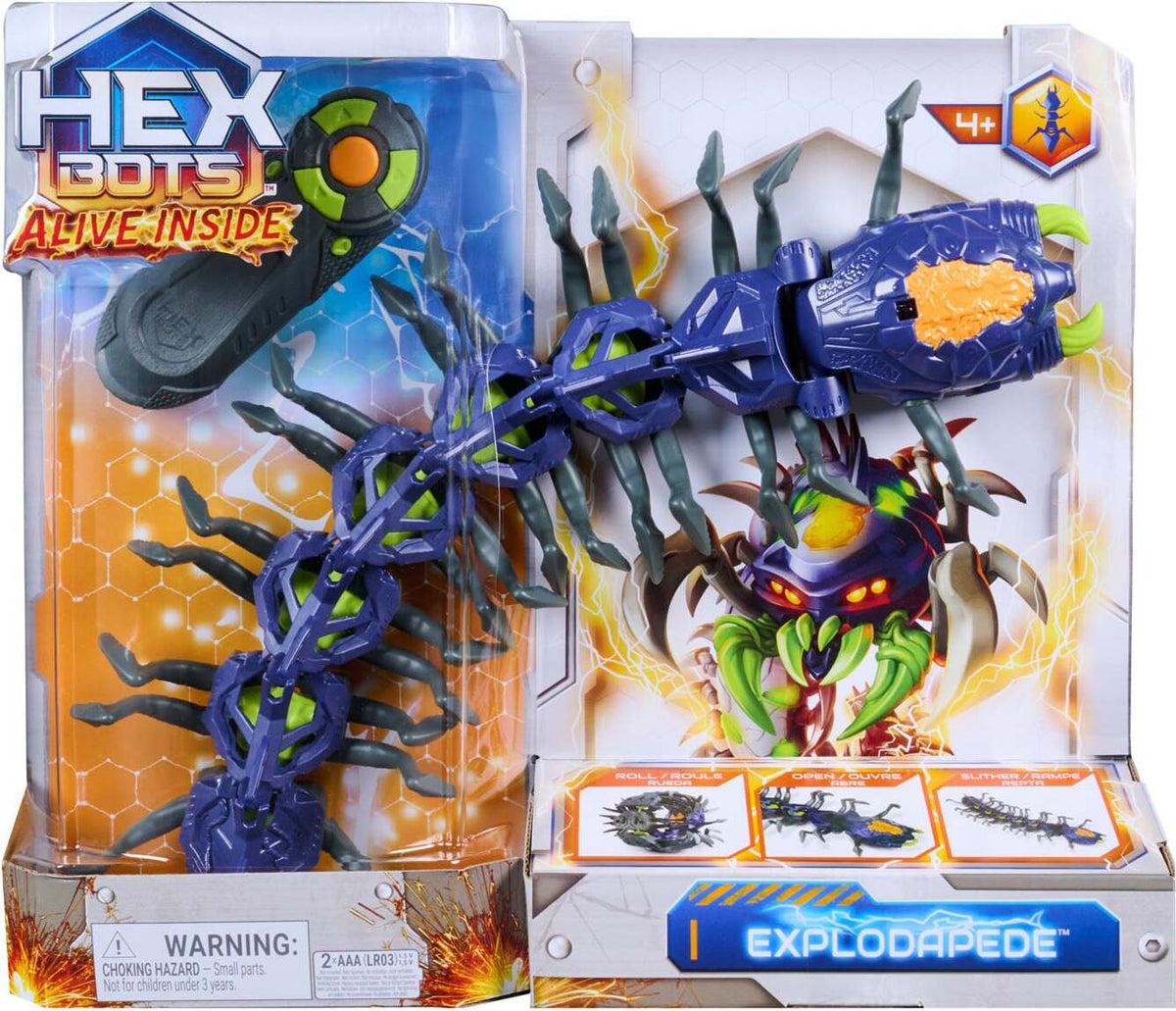 Hex Bots Alive Inside Explodapede RC