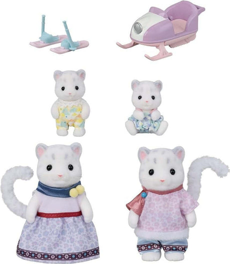 Calico Critters Snow Leopard Family