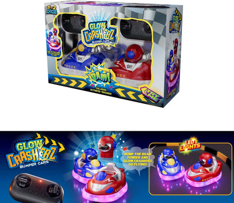 LumeZoom RC Glow Crasherz Bumper Cars