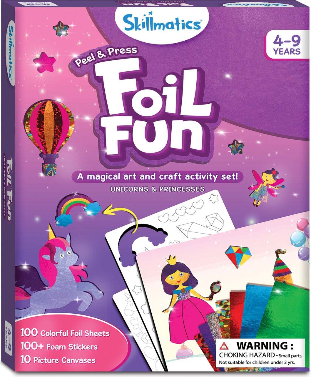 Peel & Press Foil Fun Art Kit - Unicorns & Princesses