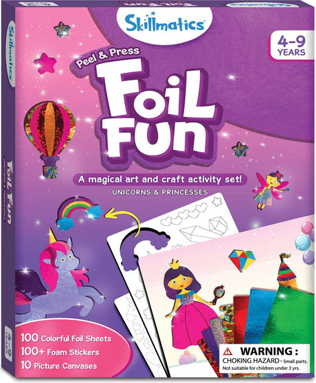 Peel & Press Foil Fun Art Kit - Unicorns & Princesses