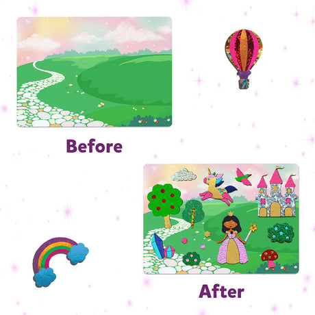 Peel & Press Foil Fun Art Kit - Unicorns & Princesses