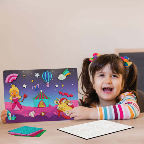 Peel & Press Foil Fun Art Kit - Unicorns & Princesses