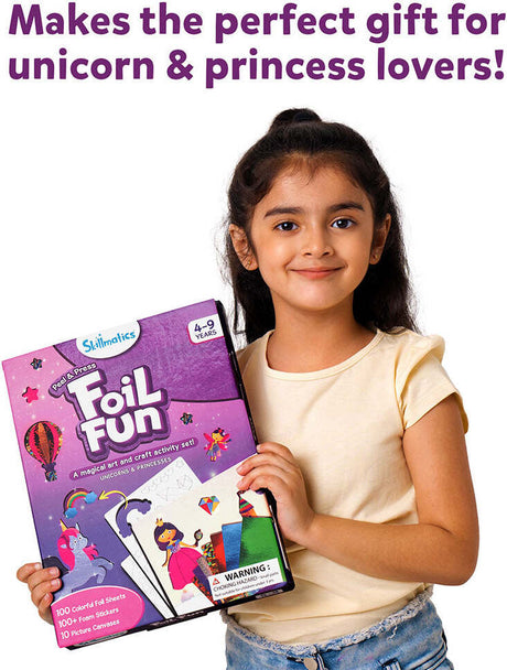 Peel & Press Foil Fun Art Kit - Unicorns & Princesses