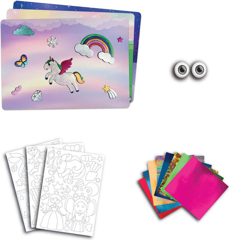 Peel & Press Foil Fun Art Kit - Unicorns & Princesses