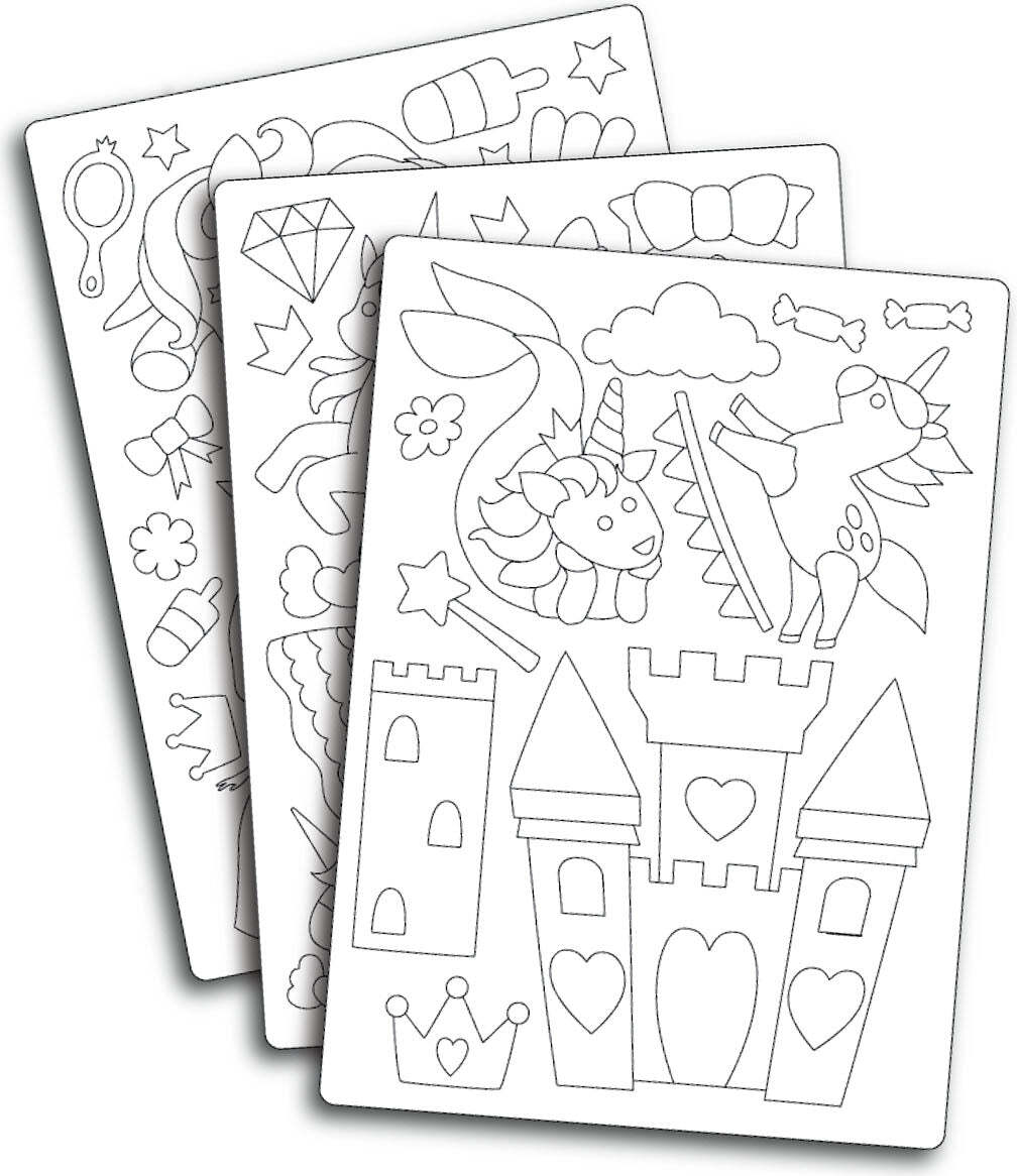Peel & Press Foil Fun Art Kit - Unicorns & Princesses